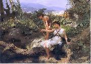 Henryk Siemiradzki Roman bucolic Spain oil painting artist